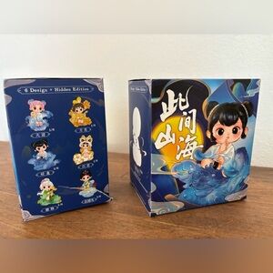 Cute Spirit Figurines Water & Cherryblossoms